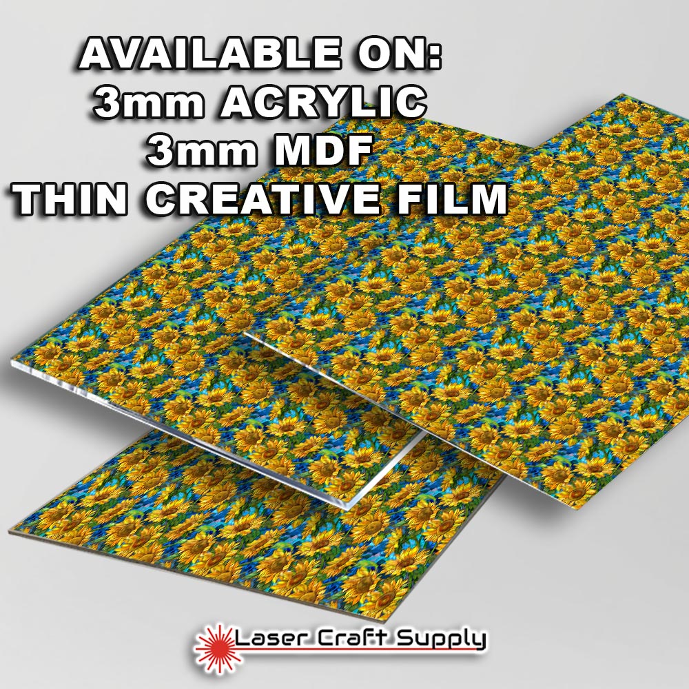 Creative Cast Acrylics - Sunflower Madness - Stained Glass