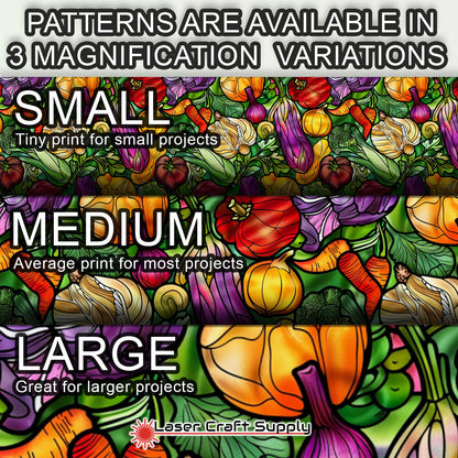 Creative Cast Acrylics - Vegie Out - Stained Glass