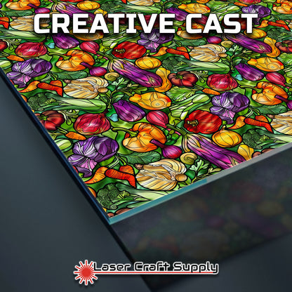 Creative Cast Acrylics - Vegie Out - Stained Glass