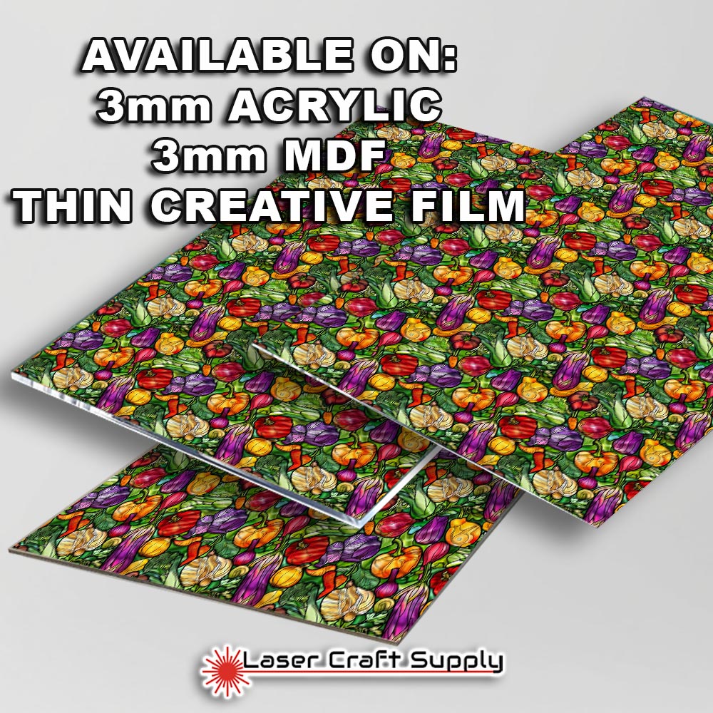 Creative Cast Acrylics - Vegie Out - Stained Glass