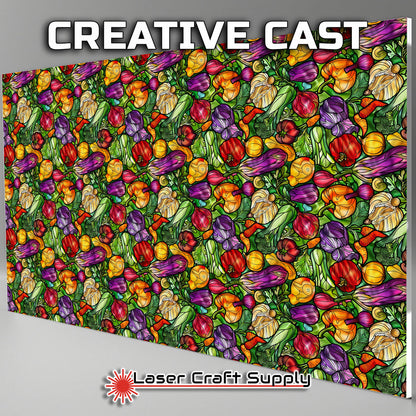 Creative Cast Acrylics - Vegie Out - Stained Glass