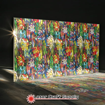 Creative Cast Acrylics - Colorful Water Lilly - Stained Glass