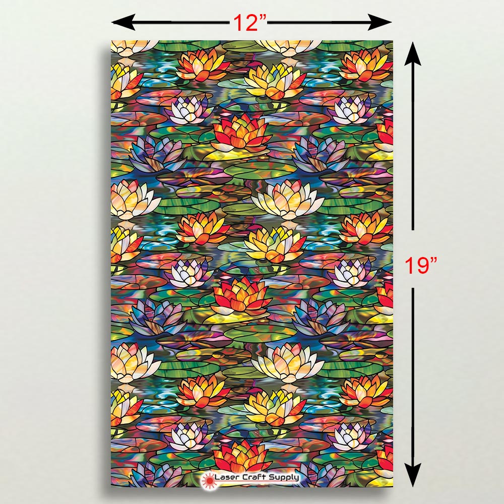 Creative Cast Acrylics - Colorful Water Lilly - Stained Glass