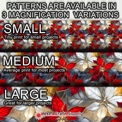 Stained Glass Poinsettias - Creative Cast