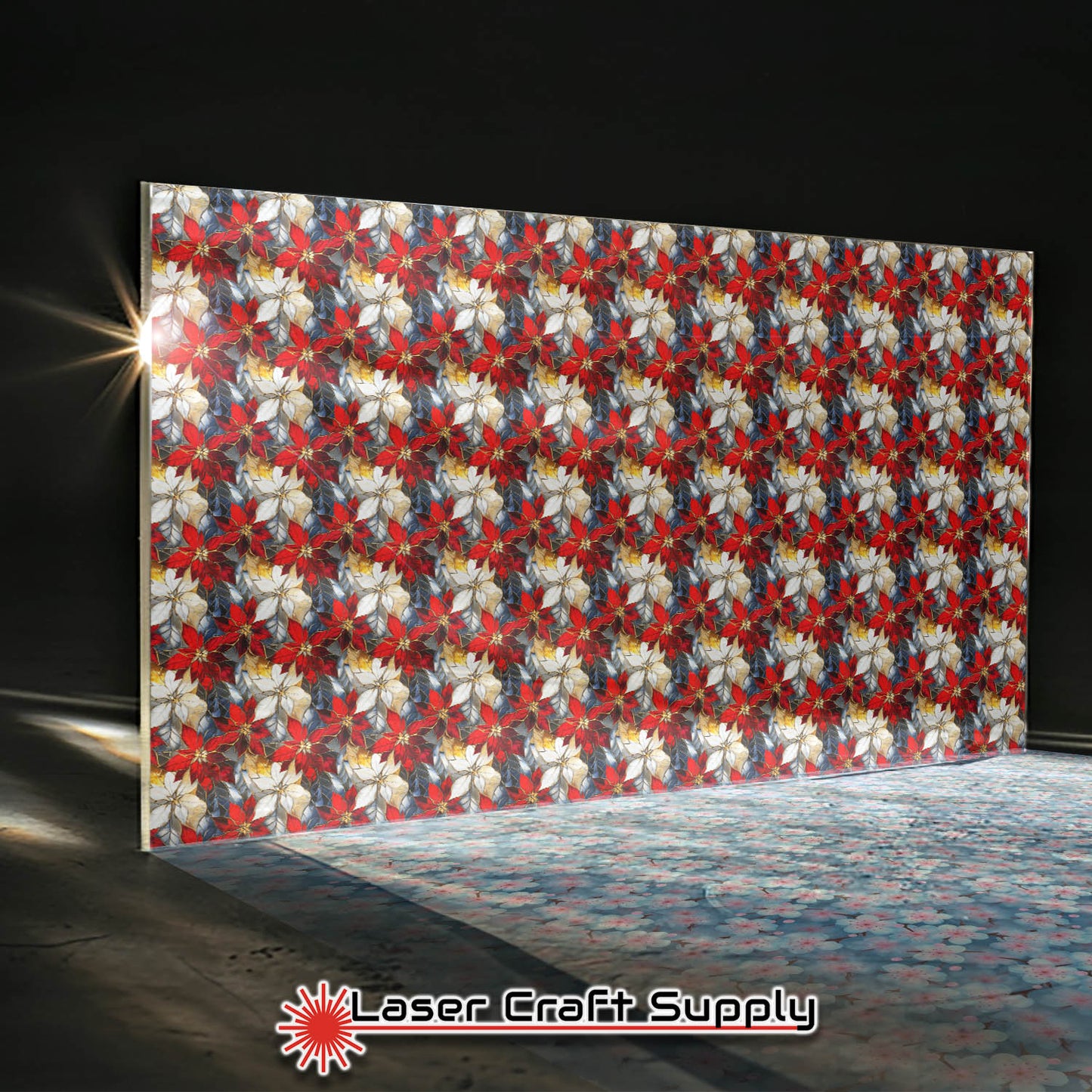 Stained Glass Poinsettias - Creative Cast