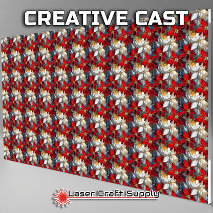 Stained Glass Poinsettias - Creative Cast