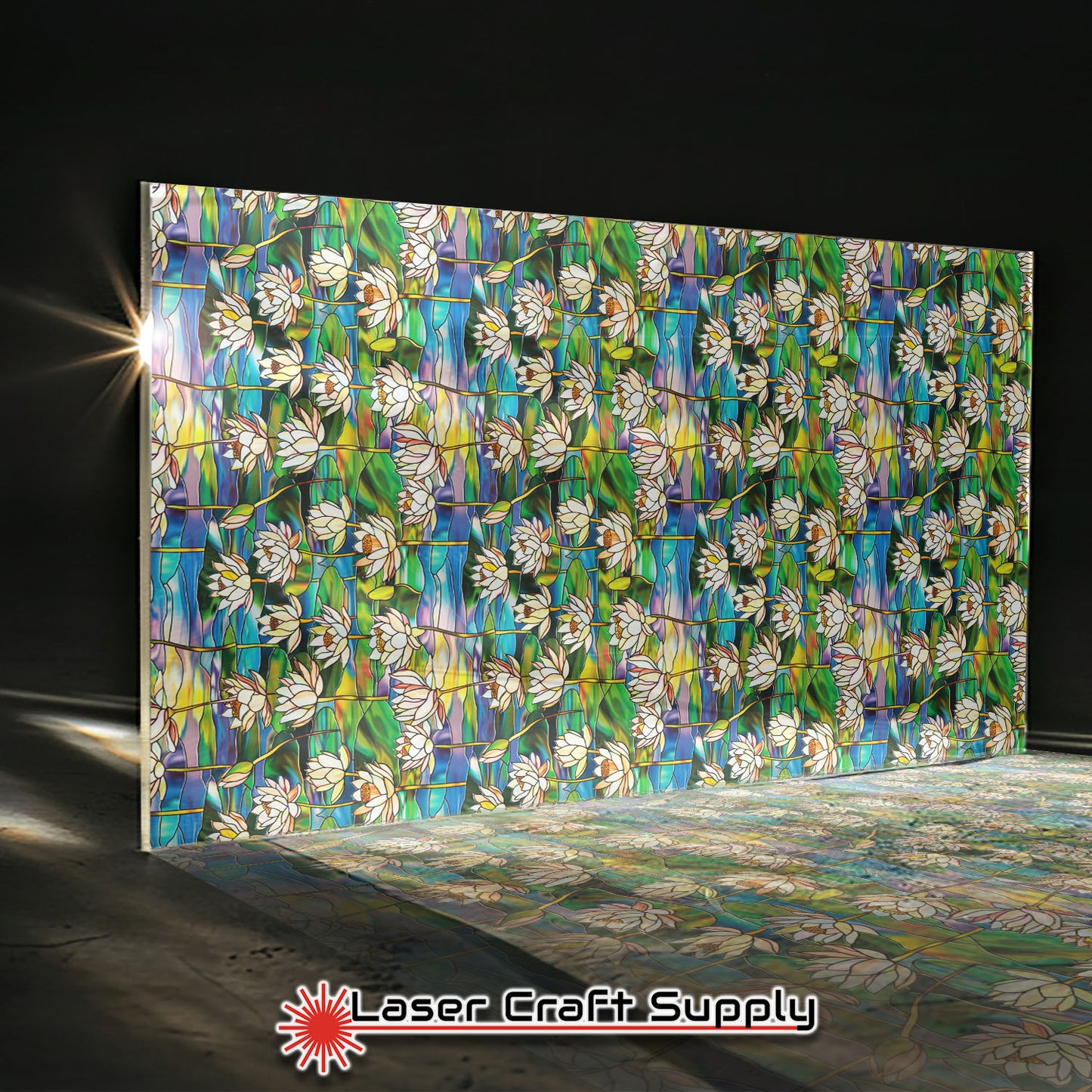 Creative Cast Acrylics - Water Lilly Glow- Stained Glass