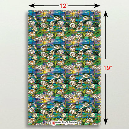 Creative Cast Acrylics - Water Lilly Glow- Stained Glass