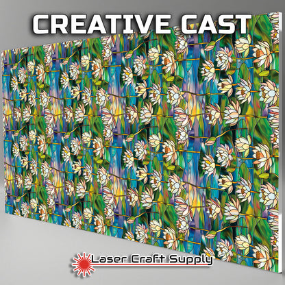 Creative Cast Acrylics - Water Lilly Glow- Stained Glass