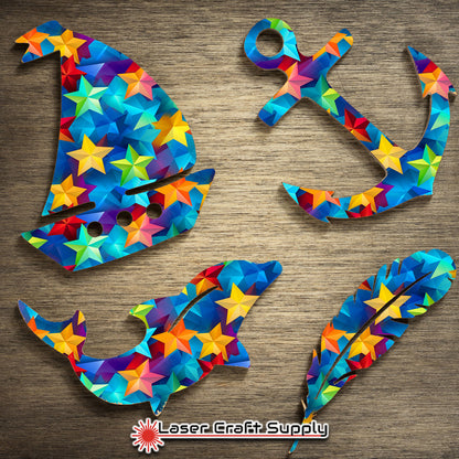 Creative Cast Acrylics - Stars on Stars