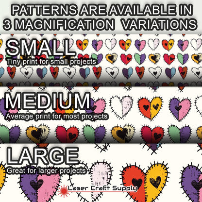 Creative Cast Acrylics - Stitched Hearts