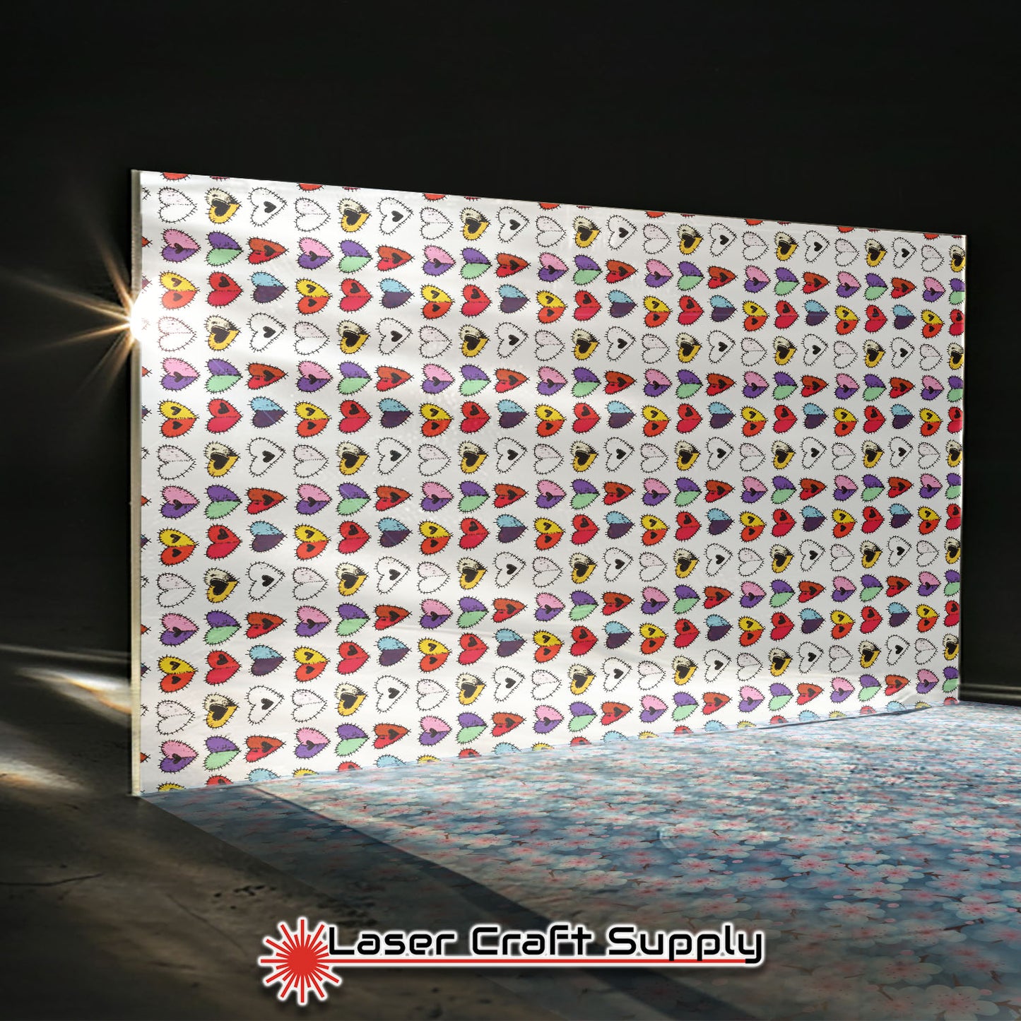 Creative Cast Acrylics - Stitched Hearts