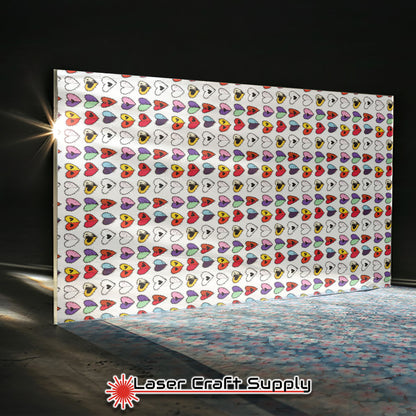 Creative Cast Acrylics - Stitched Hearts