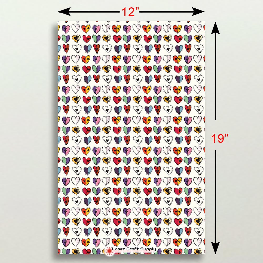 Creative Cast Acrylics - Stitched Hearts