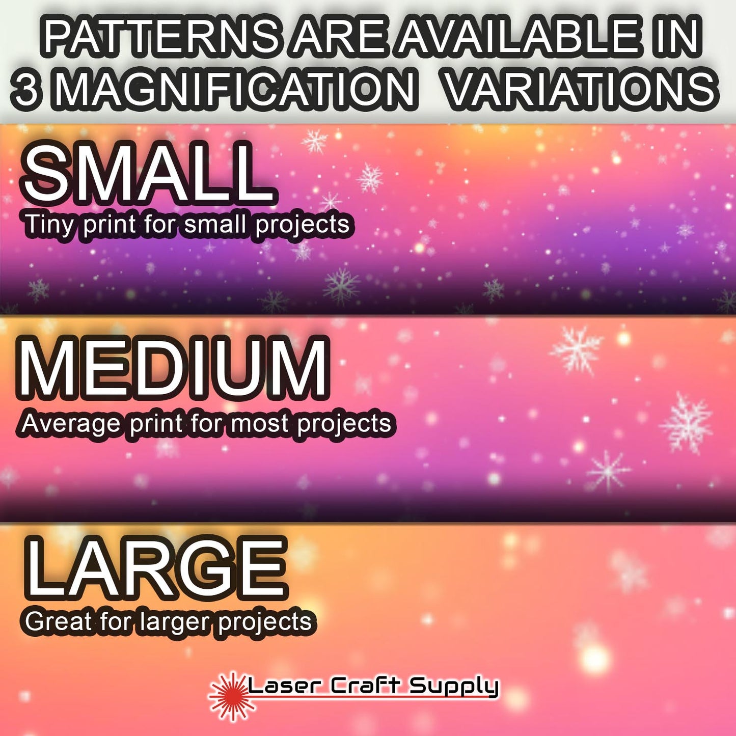 Creative Cast Acrylics - Sun Kissed Snowflakes