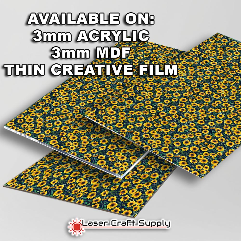 Creative Cast Acrylics - Sunflowers ALl OVER