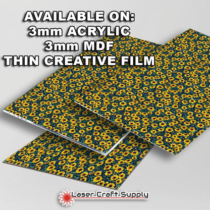 Creative Cast Acrylics - Sunflowers ALl OVER