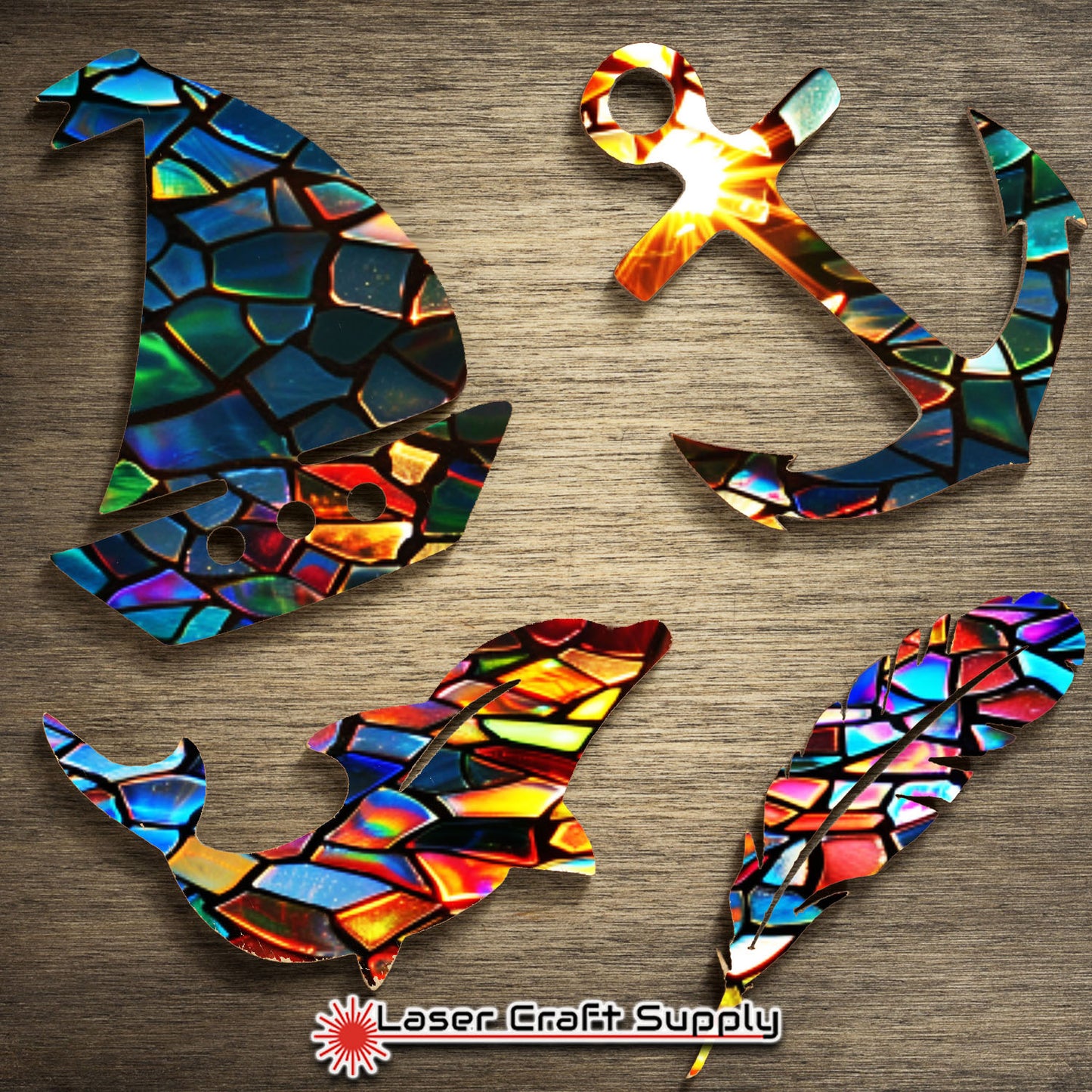 Creative Cast Acrylics - Sunset - Stained Glass