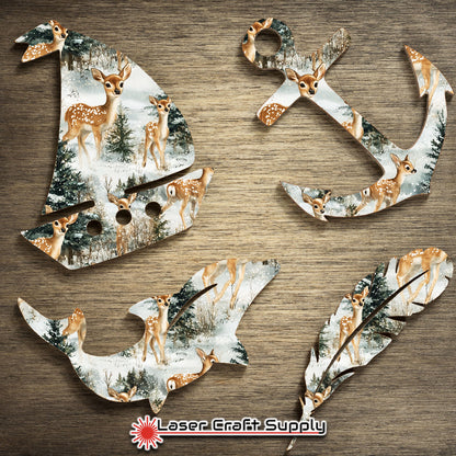 Creative Cast Acrylics - Super Cute Christmas Time Deer