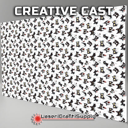 Creative Cast Acrylics - Surprised Cat Doodle