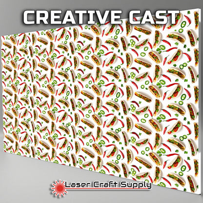 Creative Cast Acrylics - Taco Night