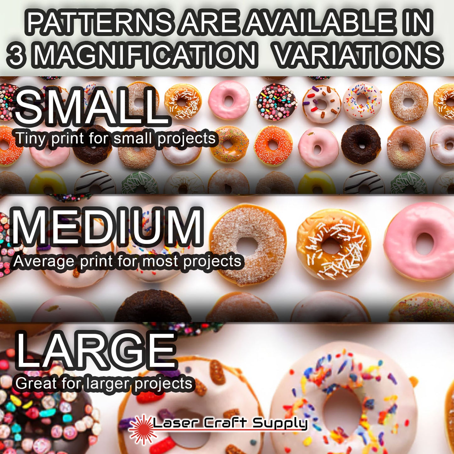 Creative Cast Acrylics - Tasty Doughnuts