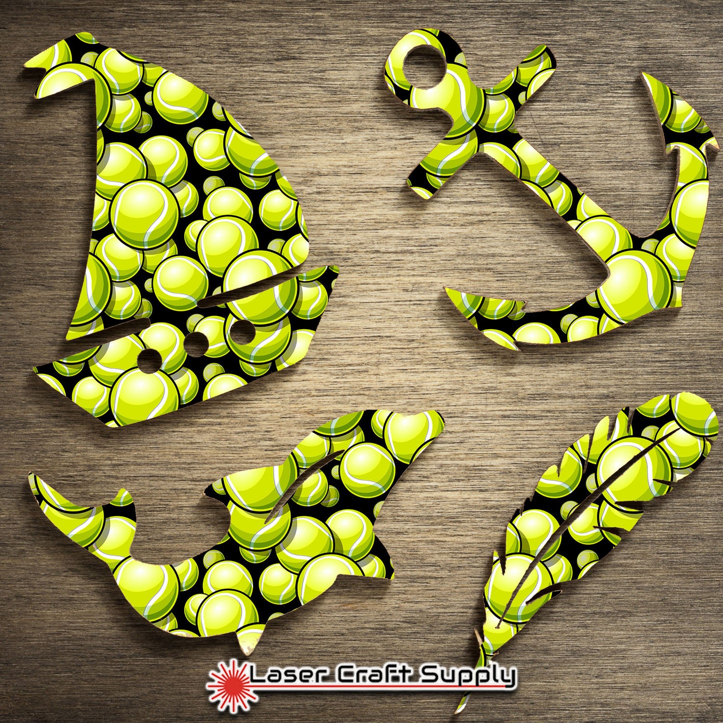 Creative Cast Acrylics - Tennis Balls in Yellow