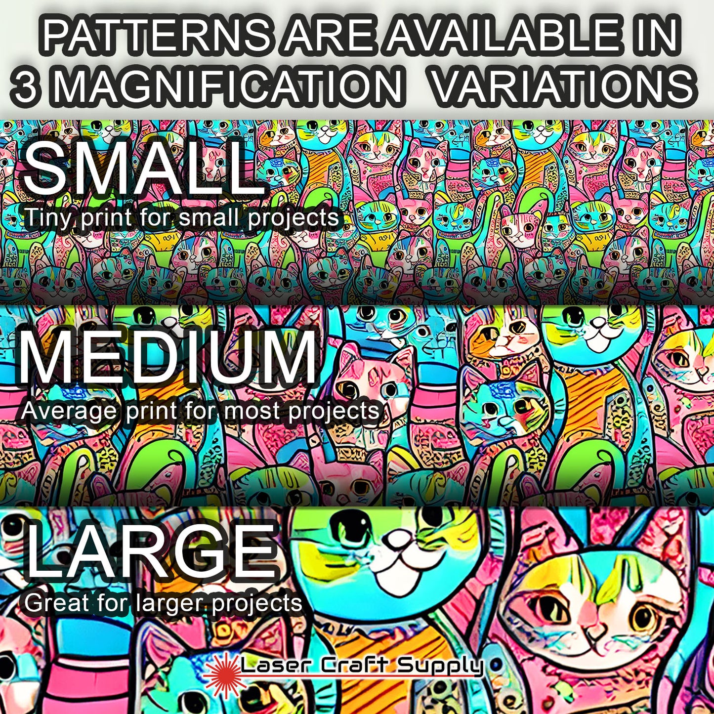 Creative Cast Acrylics - The Abstract Cats