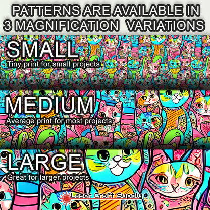 Creative Cast Acrylics - The Abstract Cats