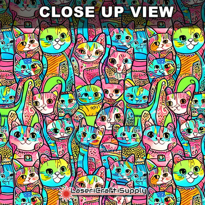 Creative Cast Acrylics - The Abstract Cats