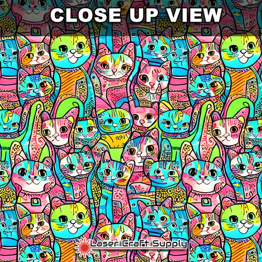 Creative Cast Acrylics - The Abstract Cats