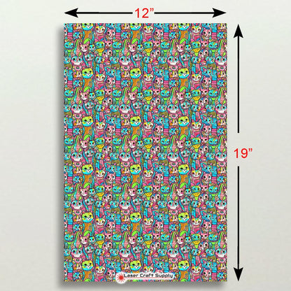 Creative Cast Acrylics - The Abstract Cats