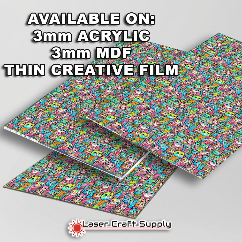 Creative Cast Acrylics - The Abstract Cats