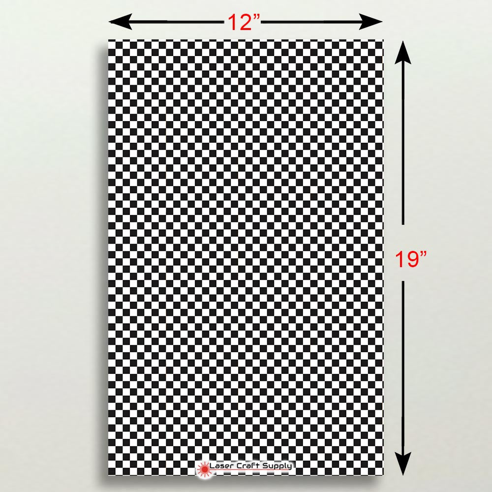 Creative Cast Acrylics - The Perfect Black and White Checker