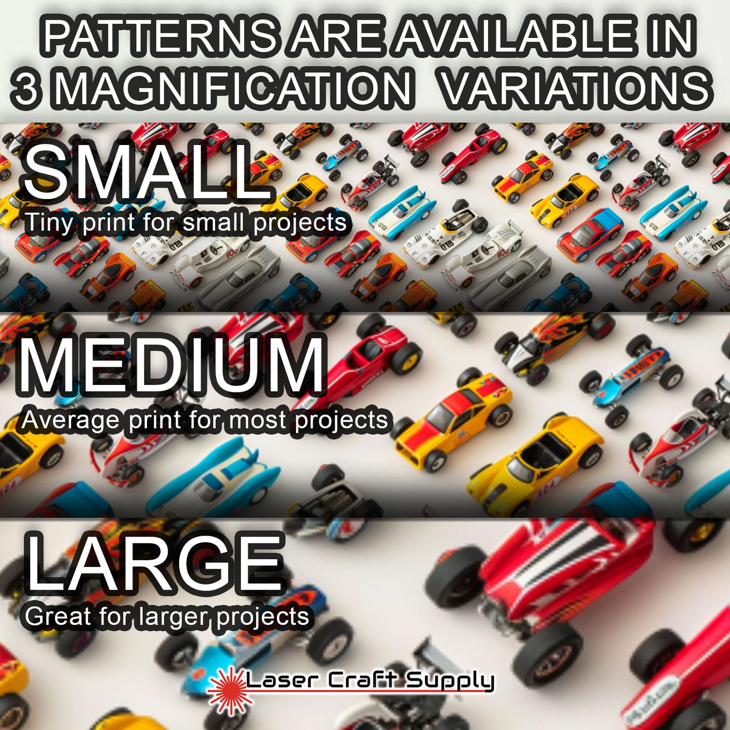 Creative Cast Acrylics - Toy Cars