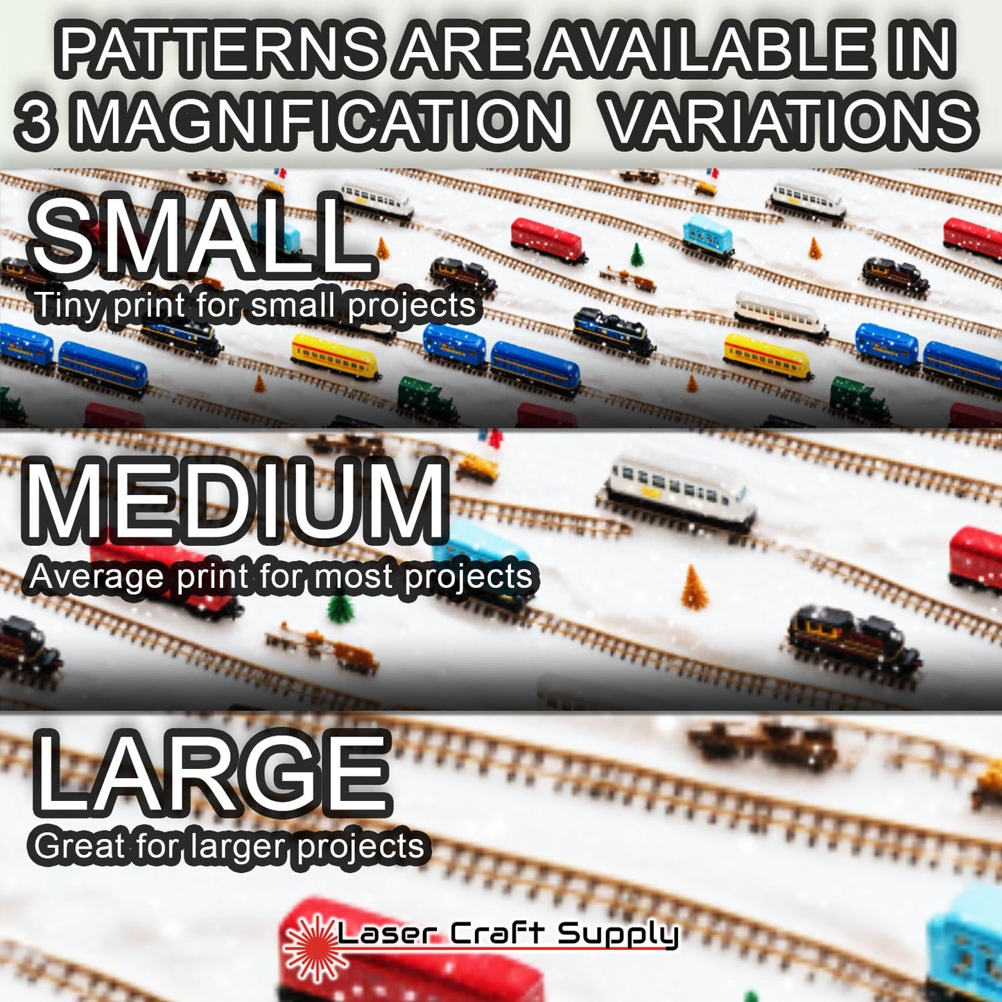 Creative Cast Acrylics - Trains and Tracks