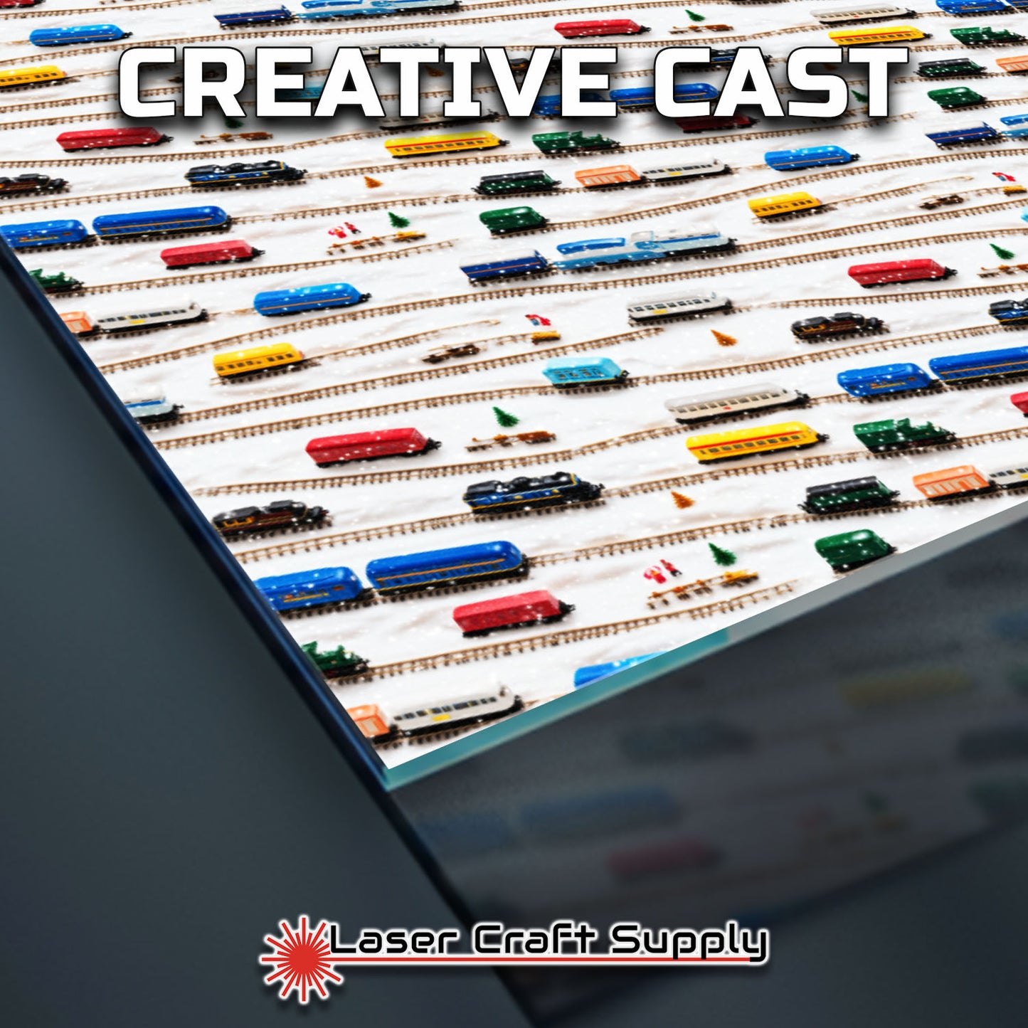 Creative Cast Acrylics - Trains and Tracks