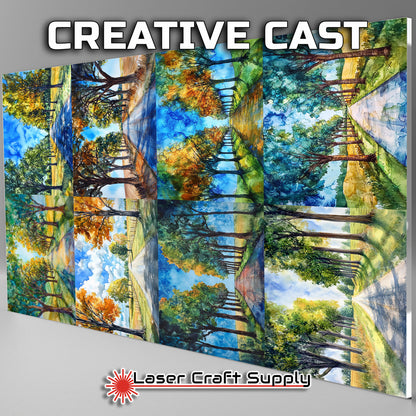 Tree Lined Country Road - Creative Tile