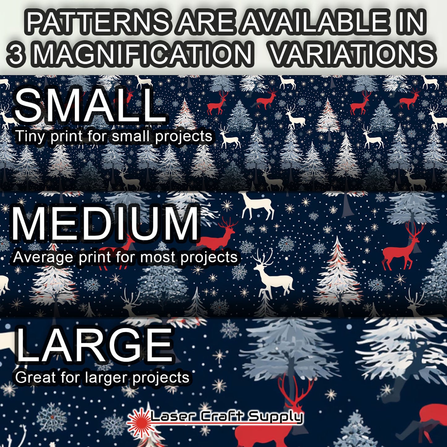 Creative Cast Acrylics - Trees & Deer