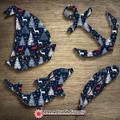 Creative Cast Acrylics - Trees & Deer