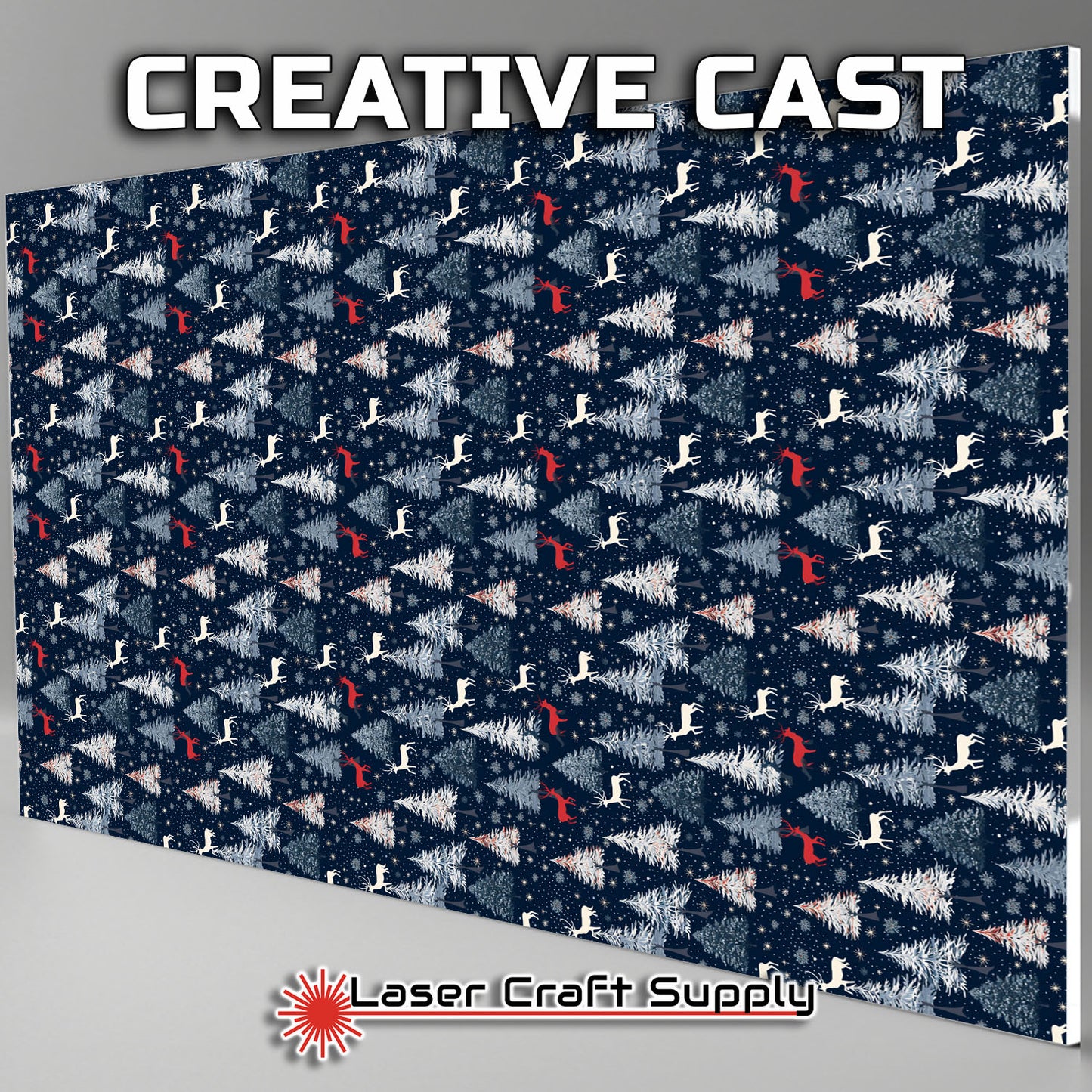 Creative Cast Acrylics - Trees & Deer