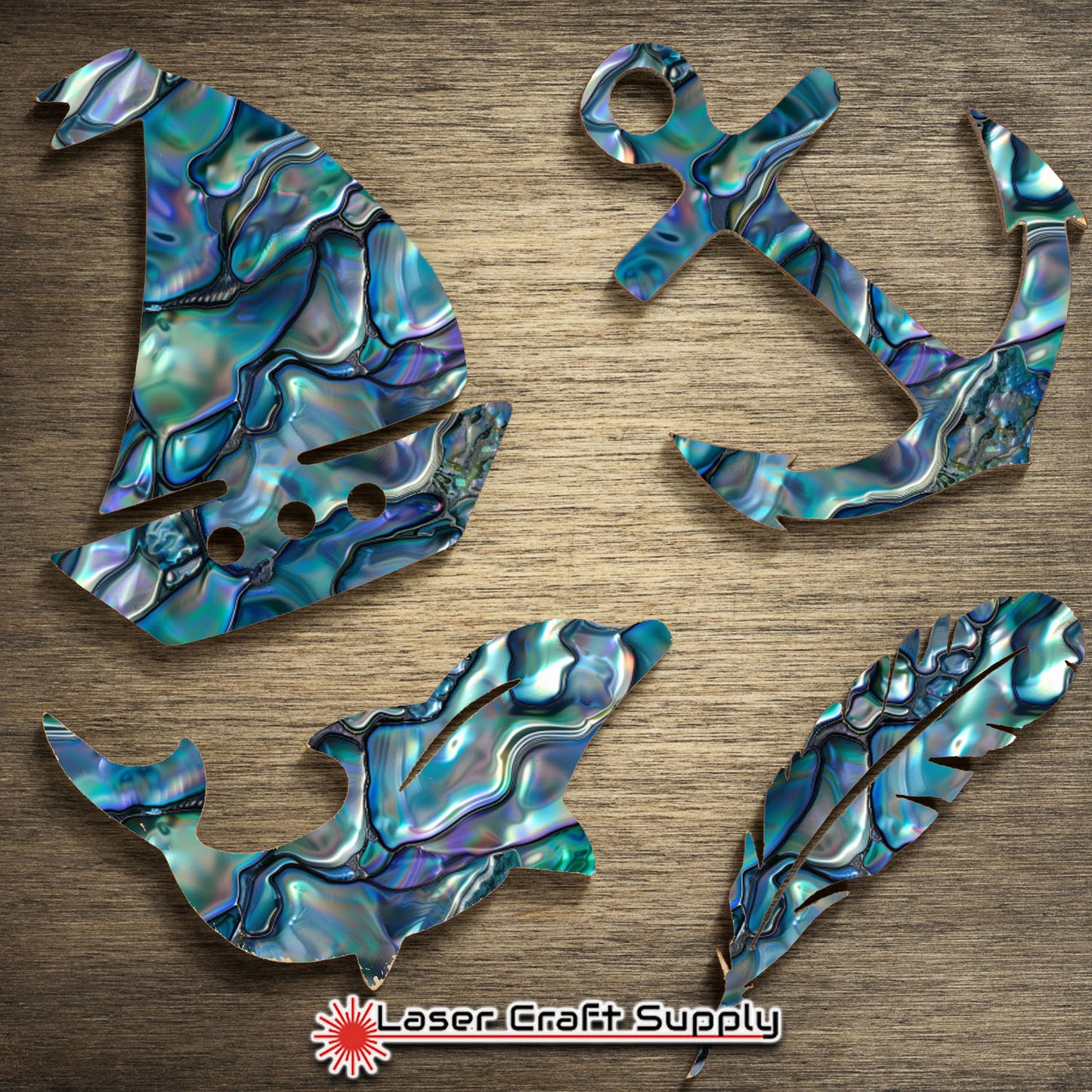 Creative Cast Acrylics - True Blue Abalone