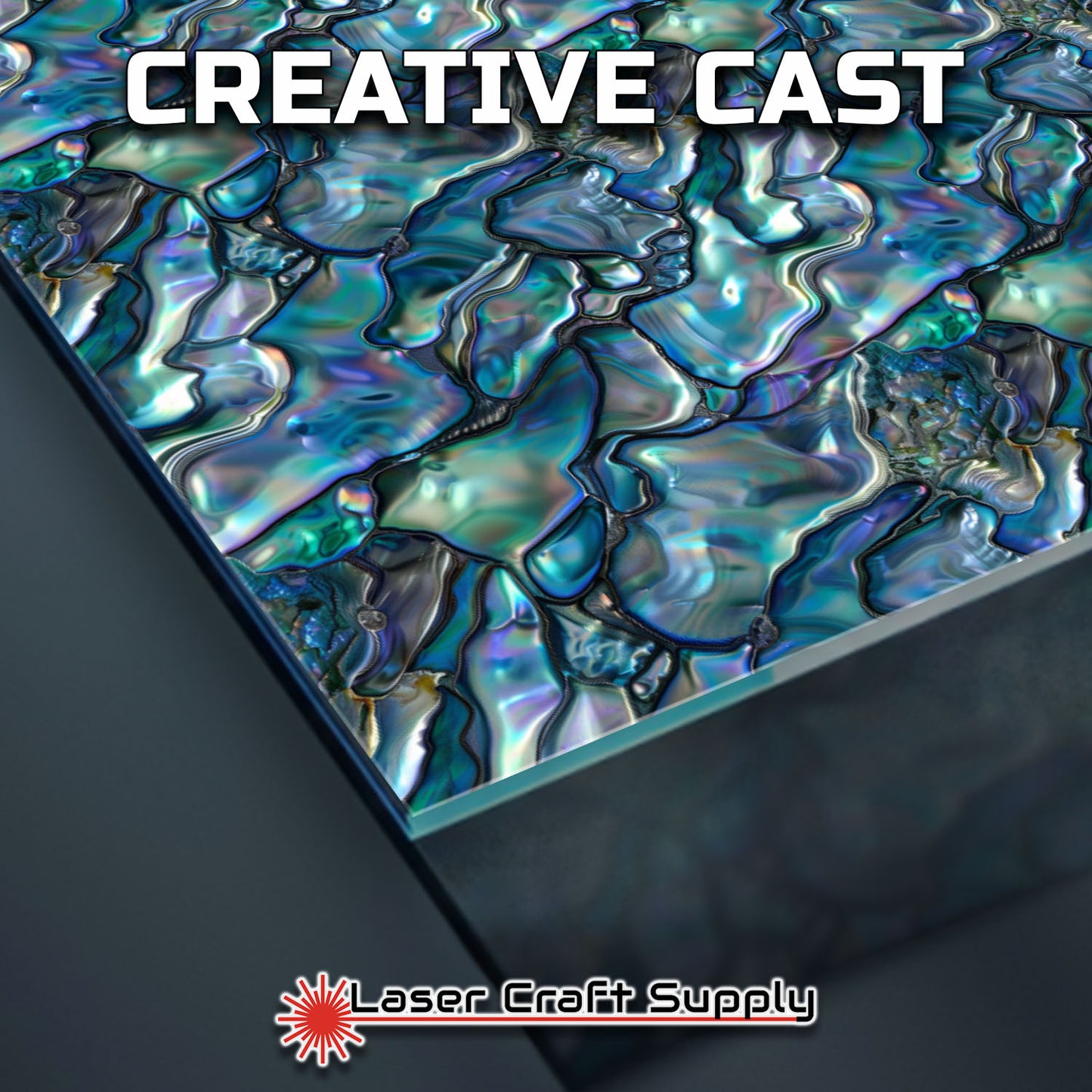 Creative Cast Acrylics - True Blue Abalone