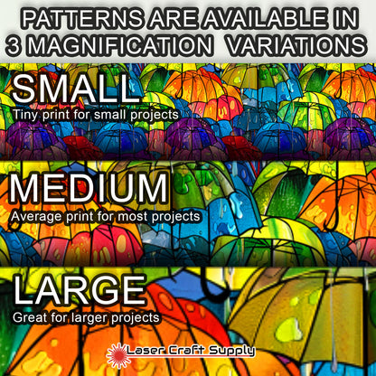 Creative Cast Acrylics - Umbrellas in Color