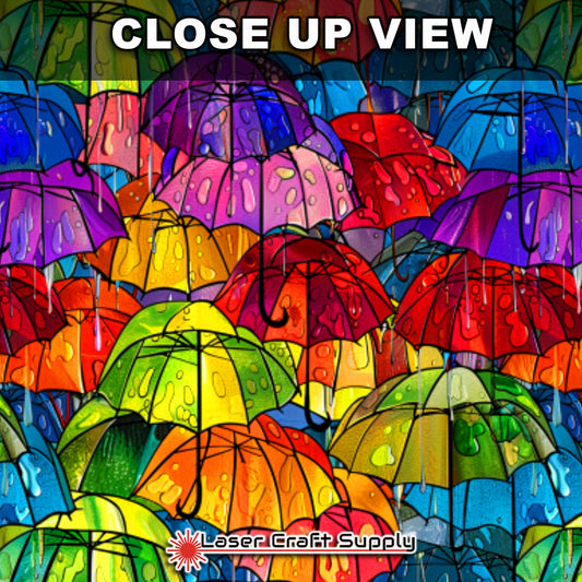 Creative Cast Acrylics - Umbrellas in Color