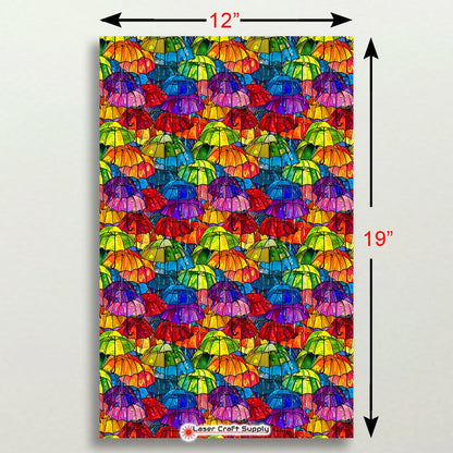 Creative Cast Acrylics - Umbrellas in Color