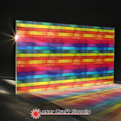 Creative Cast Acrylics - Vibrant Rainbow Bamboo