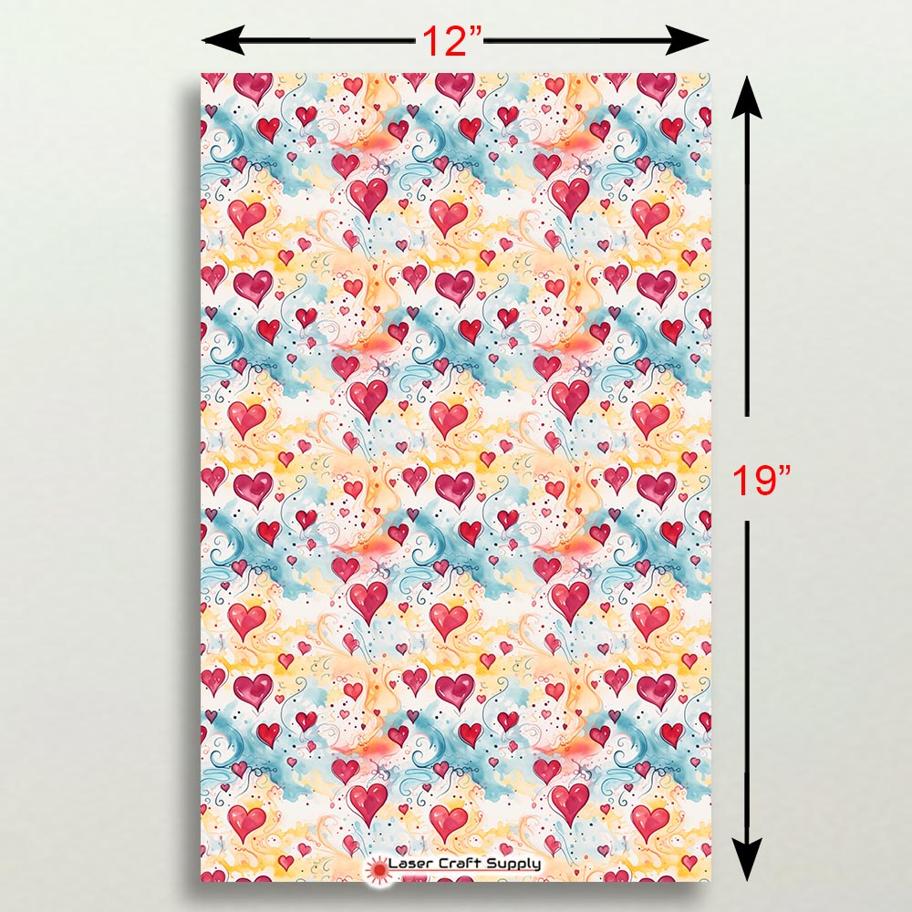Creative Cast Acrylics - Watercolor Hearts