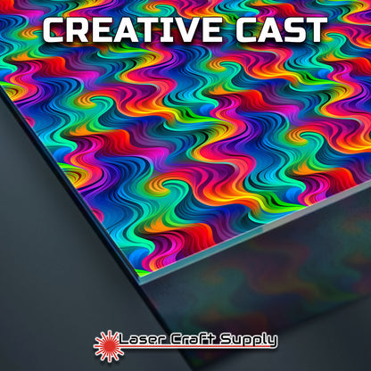 Creative Cast Acrylics - Wavy Wild Colors
