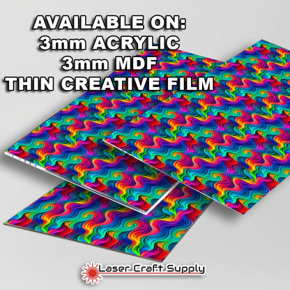 Creative Cast Acrylics - Wavy Wild Colors